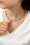 Heliophilia Silver Collar Multicolor de Metal Lacado